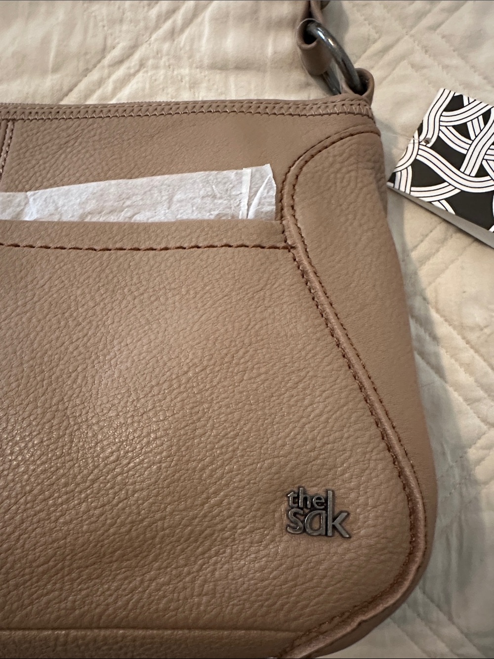 The Sak leather shoulder bag Barley - Picture 3 of 5